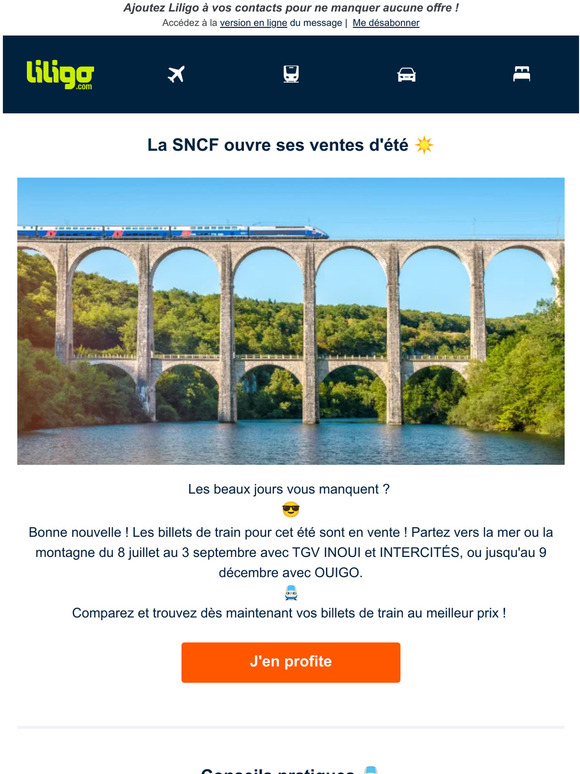 Vacances d'été : la SNCF ouvre la vente de ses billets de train 🚆