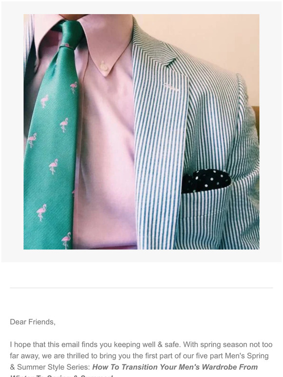 Men's Spring & Summer Series: Part 1/5!