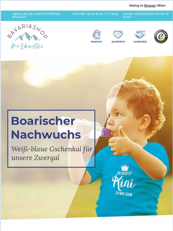 🤍💙 Weiß-Blaue Gschenkal für de Gloanan