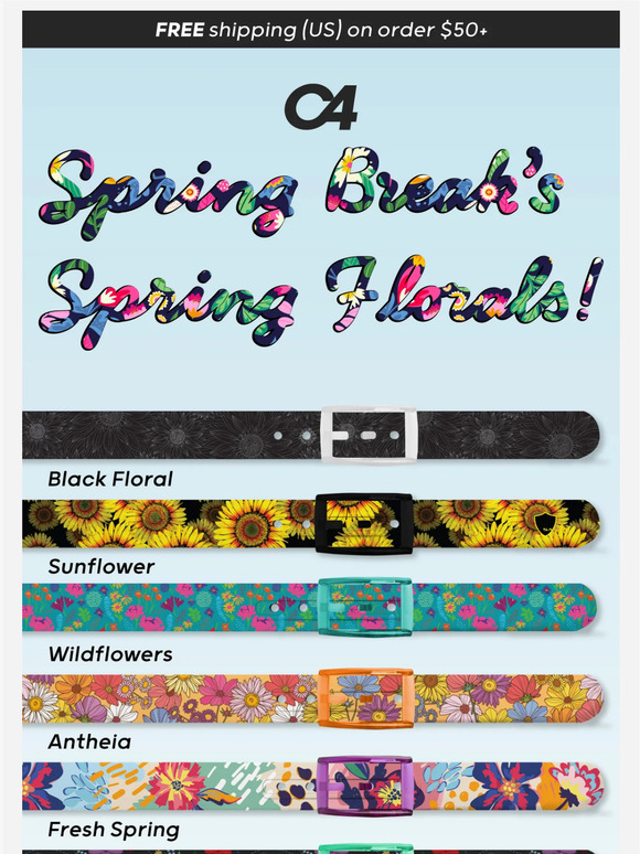 Spring Break's Spring Florals!