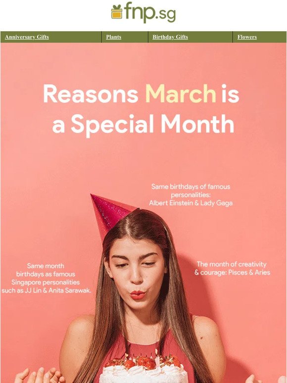 🎊 Here's why MARCH Birthdays are Special..