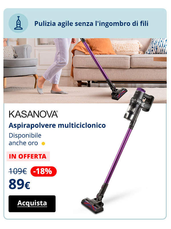 Aspirapolvere senza fili 2 in 1 - MultiReach Essential Bissell - Kasanova