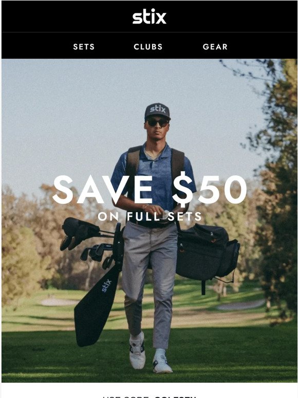 Start Golf Season With $50 Off 🏌