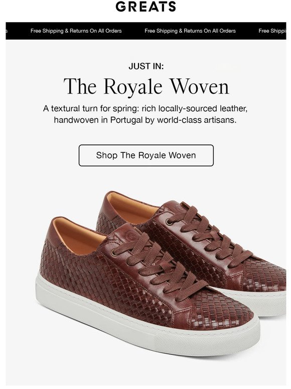 Just Dropped: The Royale Woven