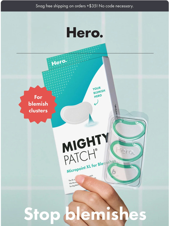 Did you hear? We made an XL Micropoint for Blemishes patch. 😱
