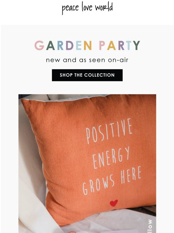 new now: it's a garden party