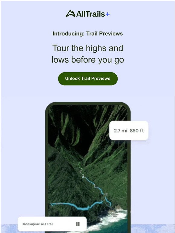 Introducing: Trail Previews – a new way to view the route