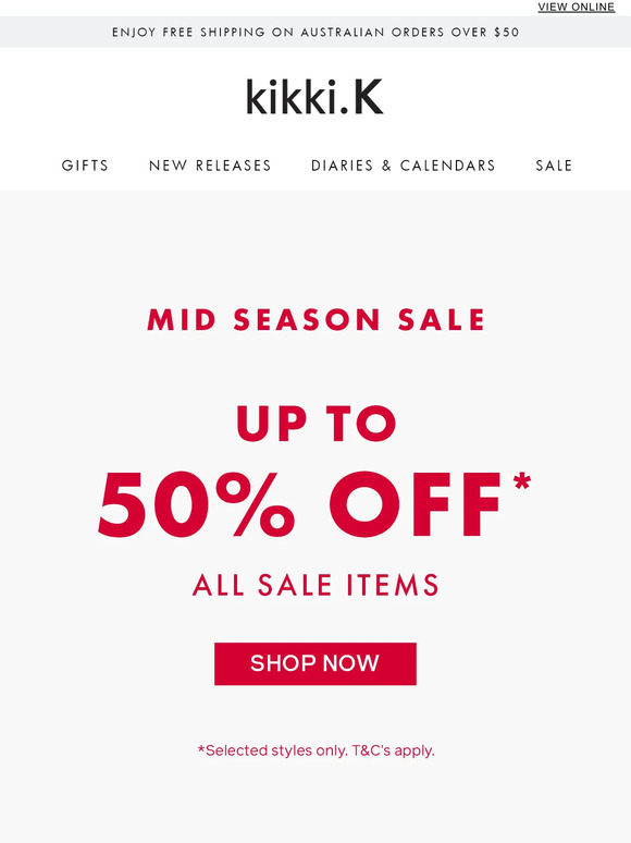 SALE | Up to 50% Off