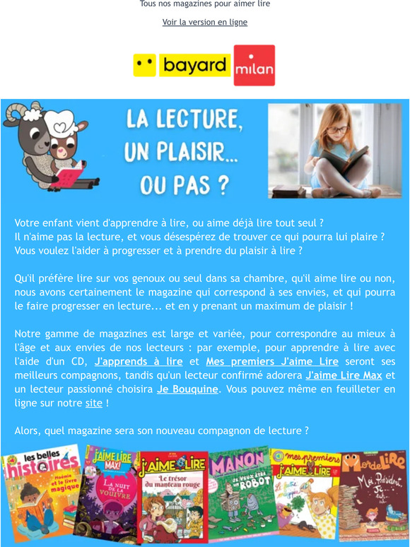 🤔 Alors, votre enfant aime lire... ou pas ?
