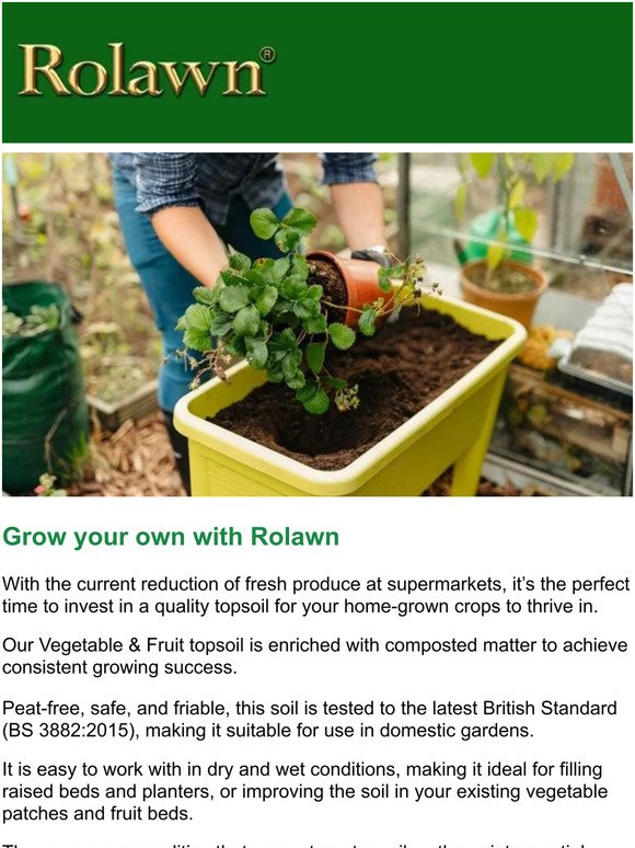 Grow your own with Rolawn