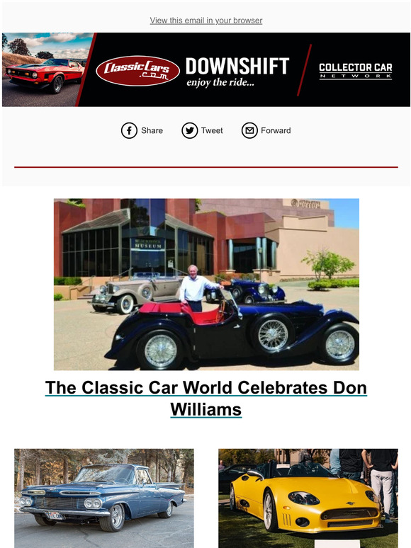 ClassicCars The Classic Car World Celebrates Don Williams Milled