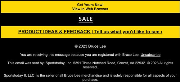 Finally! Bruce Lee Outfits Back In Stock 🙌
