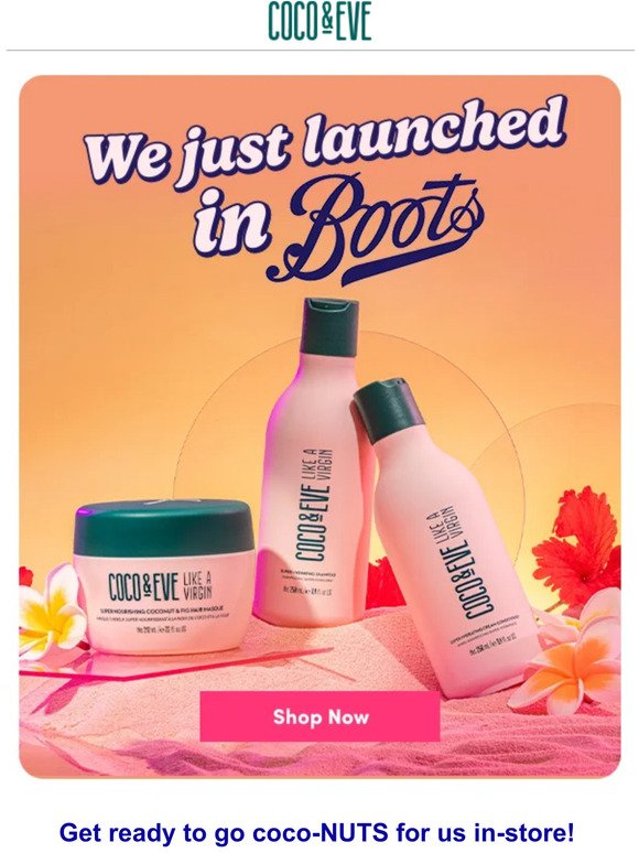 We are in Boots now!