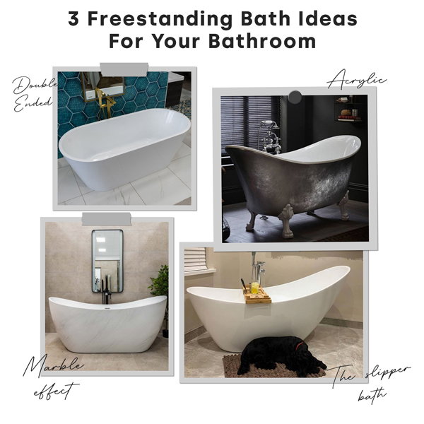 Bath Shack: 3 Freestanding Bath Ideas For Your Bathroom 🛀 | Milled