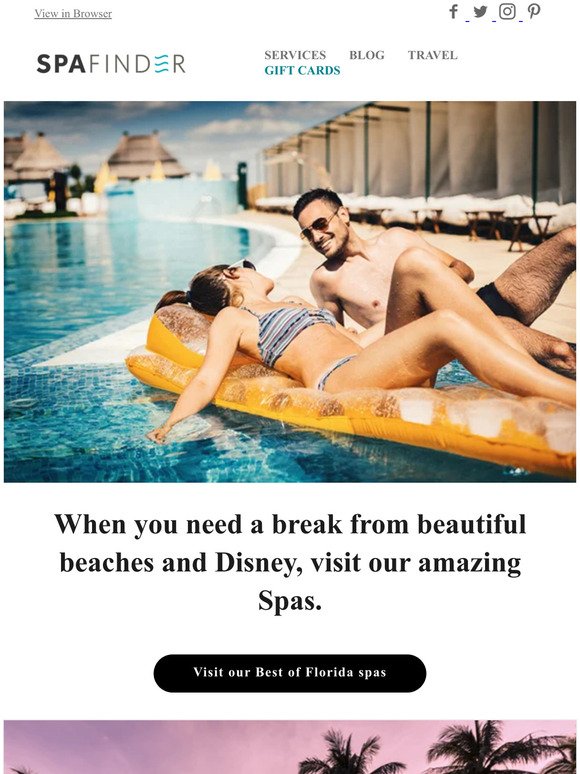 ✈️ Travel Thursday; Pack Your Bags and Book a Spa Retreat in the Sunshine State
