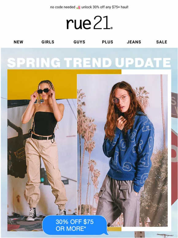 30% off CARGOS (aka the must-have pant)