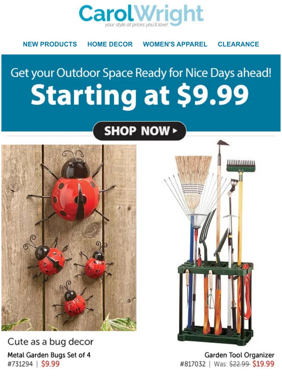 Dr. Leonard's Healthcare/Carol Wright Gifts Get your Outdoor Space