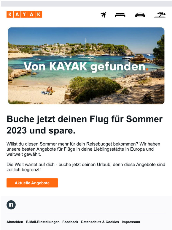 Buche jetzt deinen Sommerurlaub zu den besten Preisen