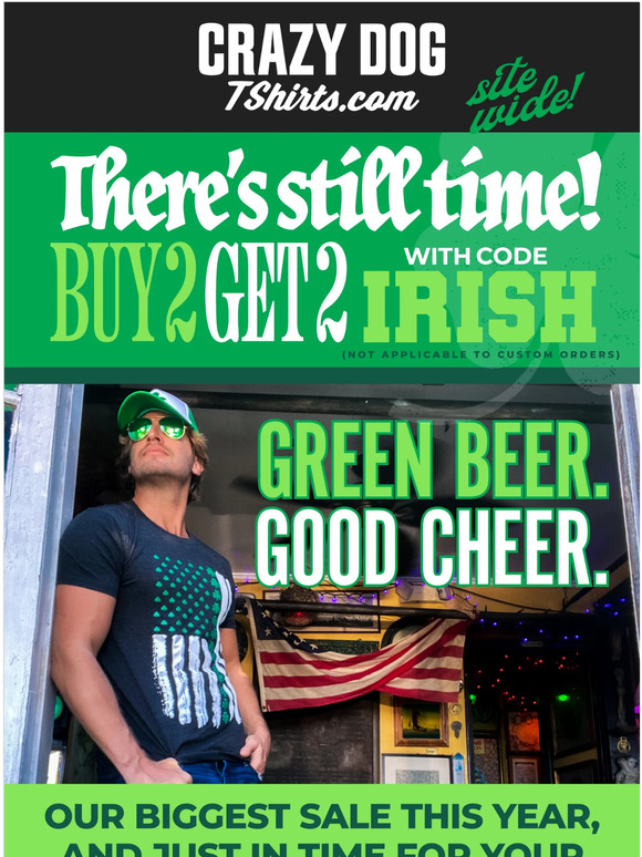 Our Biggest Shamrockin' Sale This Year 🍀