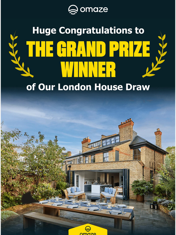 Omaze UK Congratulations to Our Grand Prize Winner Milled