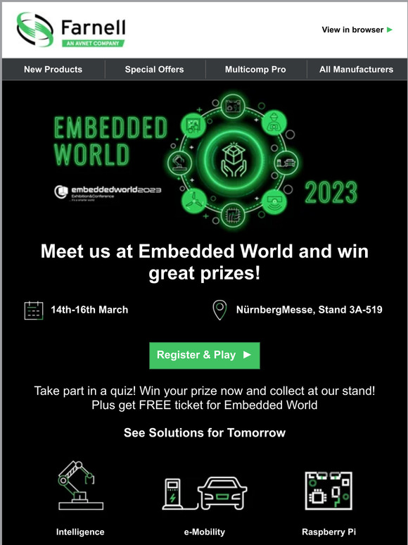 Are you visiting Embedded World 2023?