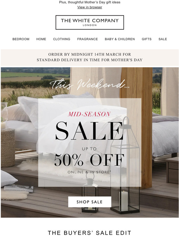 Up to 50% off our buyers’ Sale favourites