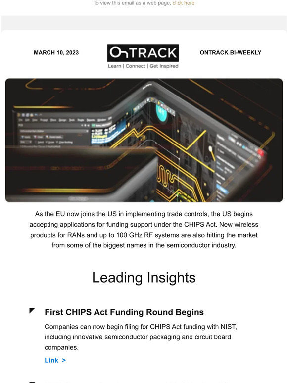 Altium CHIPS Act Funding and RF Systems In Focus Milled