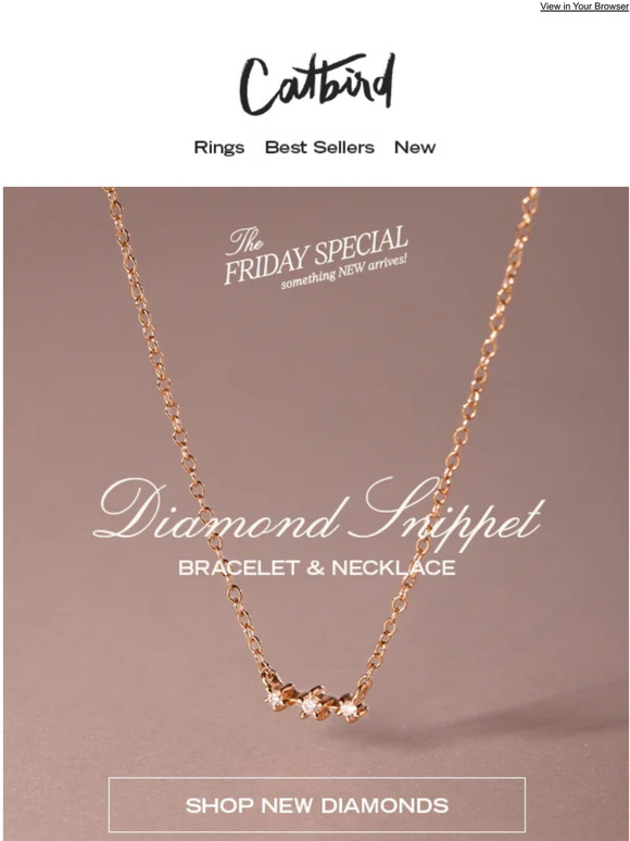 Catbird NEW Diamonds Just Dropped Milled