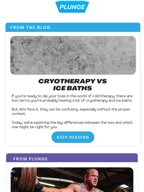 Plunge Cryotherapy Vs Ice Baths Which Is Better For Recovery Milled