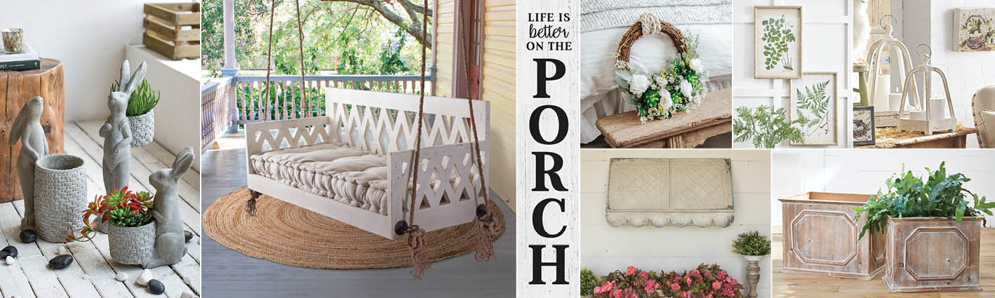 SPRING PORCH SITTIN
