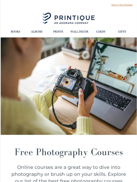 FREE Photography Classes ✨