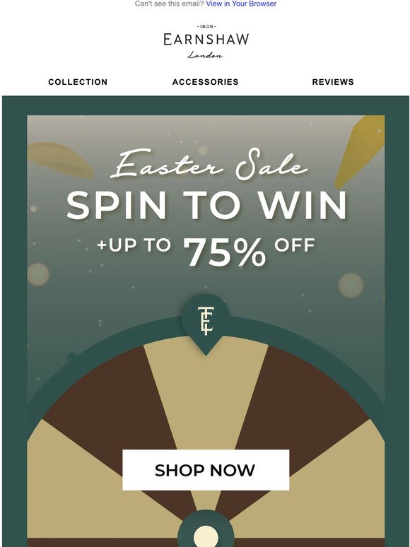 SPIN TO WIN | EASTER SALE