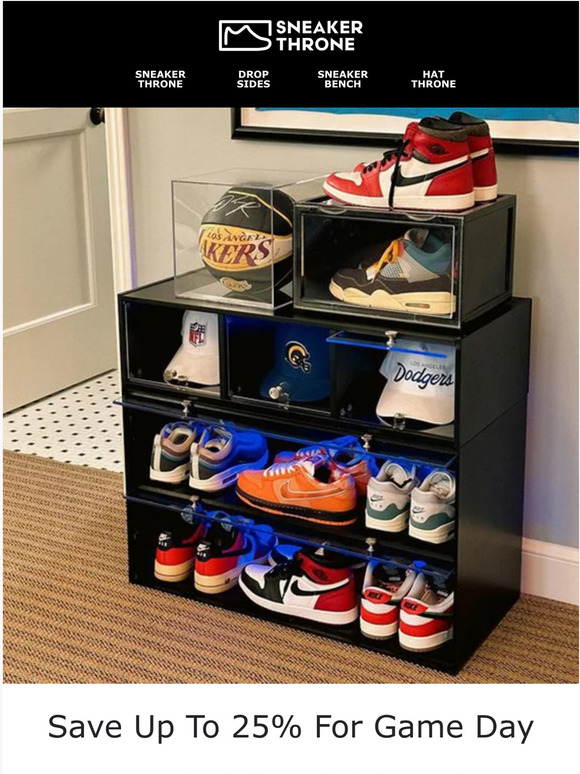 Here's How 49ers Sneakerhead George Kittle Uses Sneaker Thrones