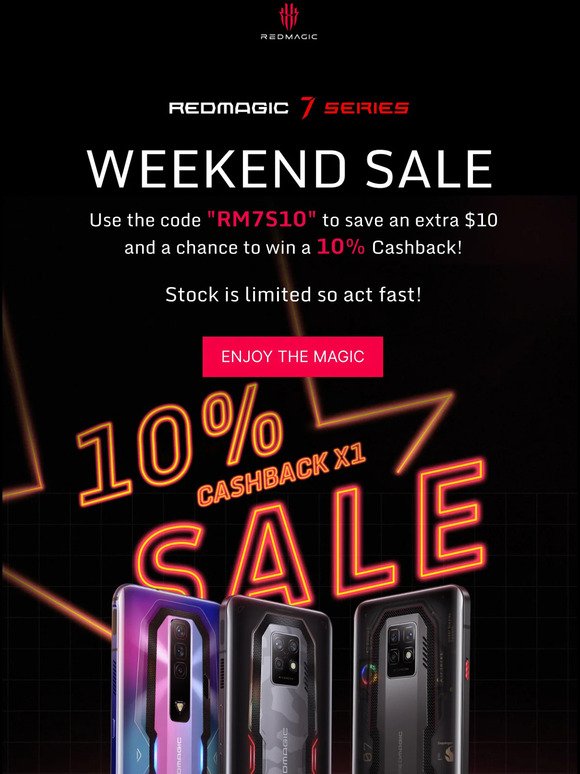 ✨REDMAGIC Weekend Sale Starts Now