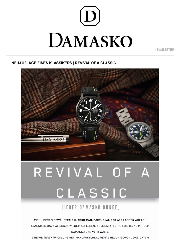 Neuauflage eines Klassikers | Revival of a classic