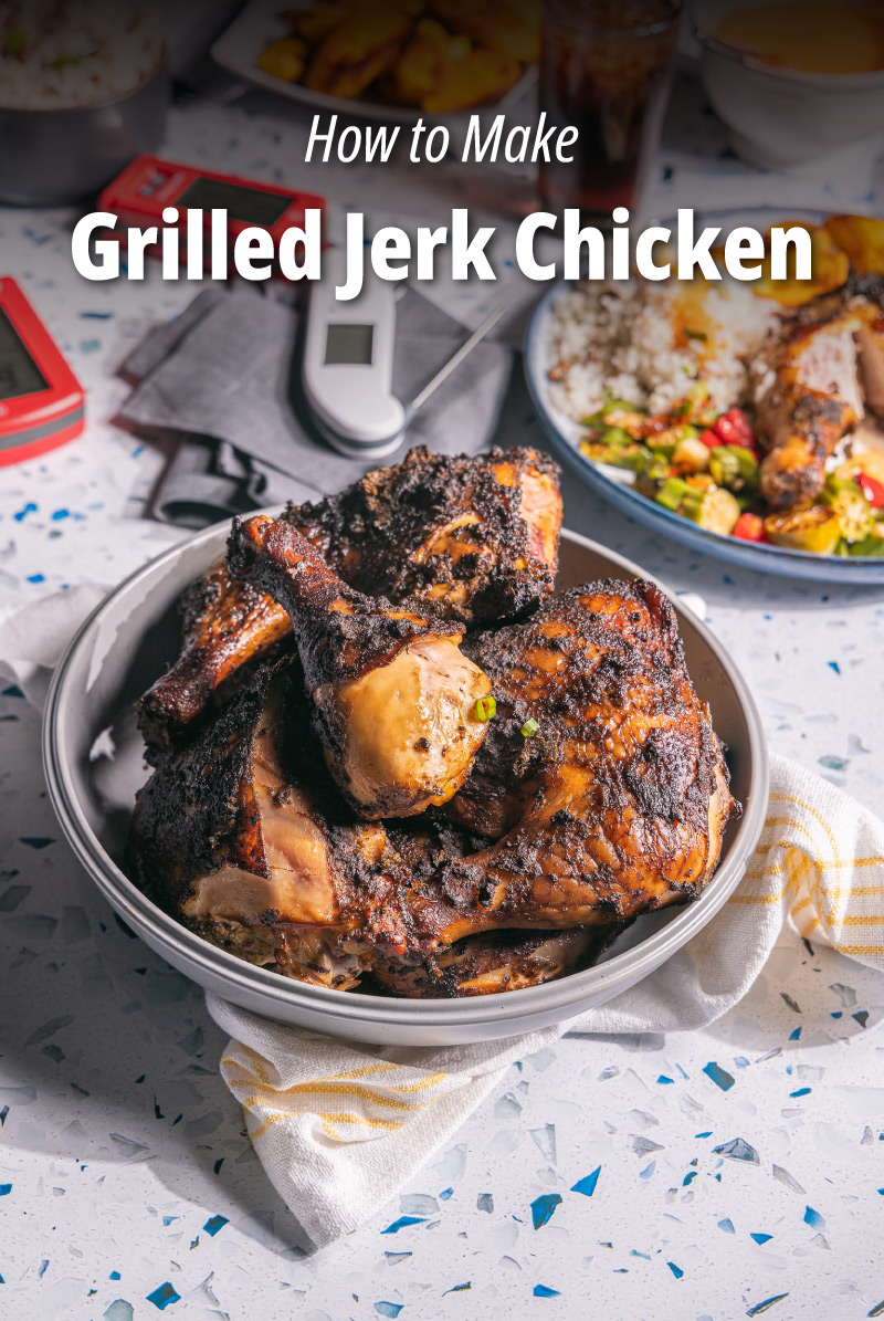 ThermoWorks How to Grill Jerk Chicken Milled