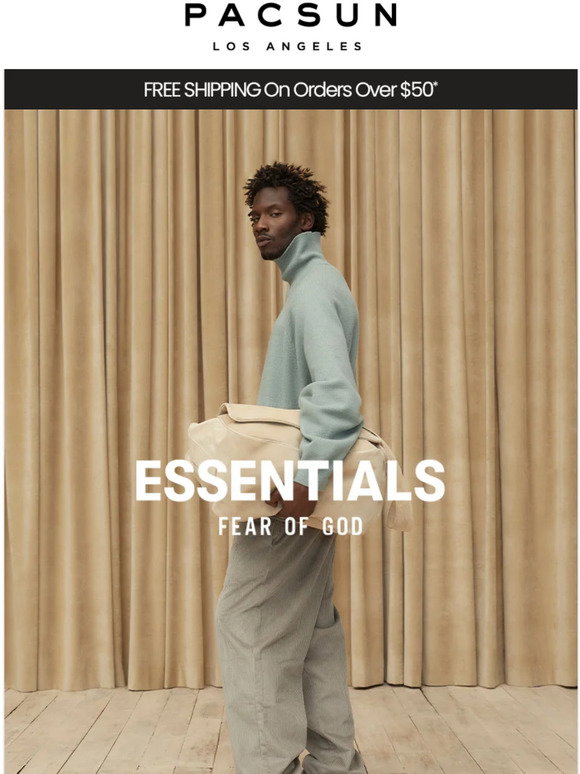 Pacsun Essentials PacSun: New Fear of God ESSENTIALS Spring '23 Collection | Milled