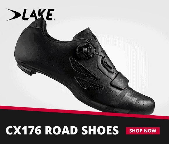 LAKE CX176 ROAD SHOES - BLACK/GREY