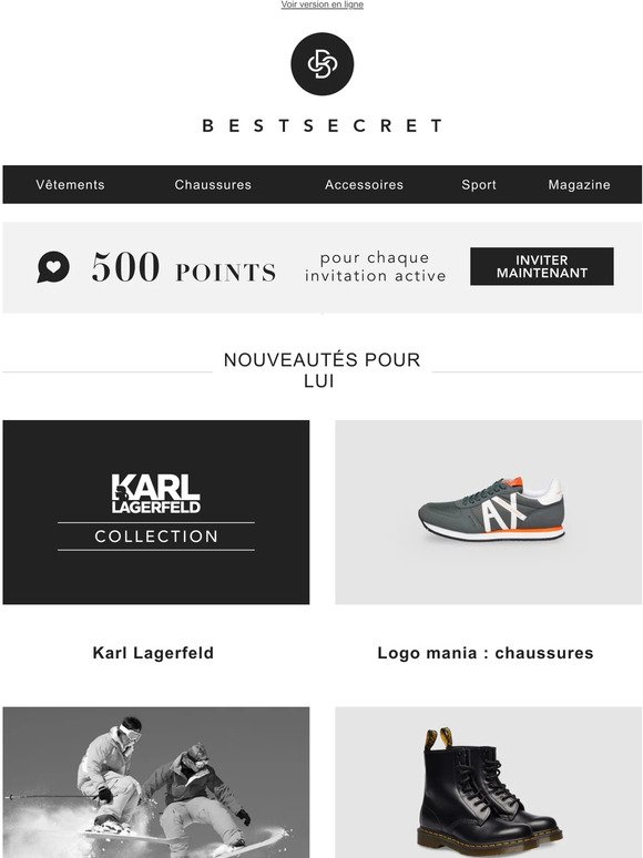 Karl Lagerfeld | Logo mania : chaussures | Dernière chance : Tenues de ski et de snowboard | Dr. Martens