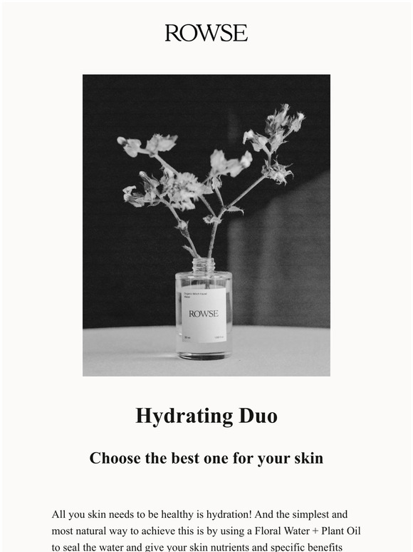 Hydrating Duo for your skin type