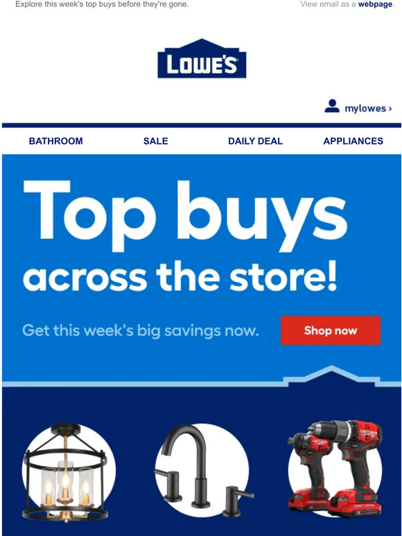 Lowe's - Latest Emails, Sales & Deals