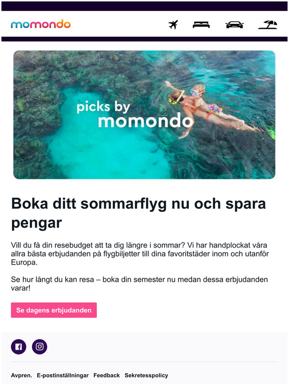 Boka din sommarresa nu till våra bästa priser