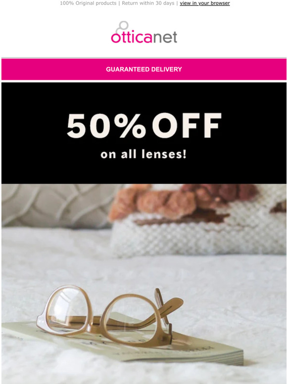 50% Off on all lenses!
