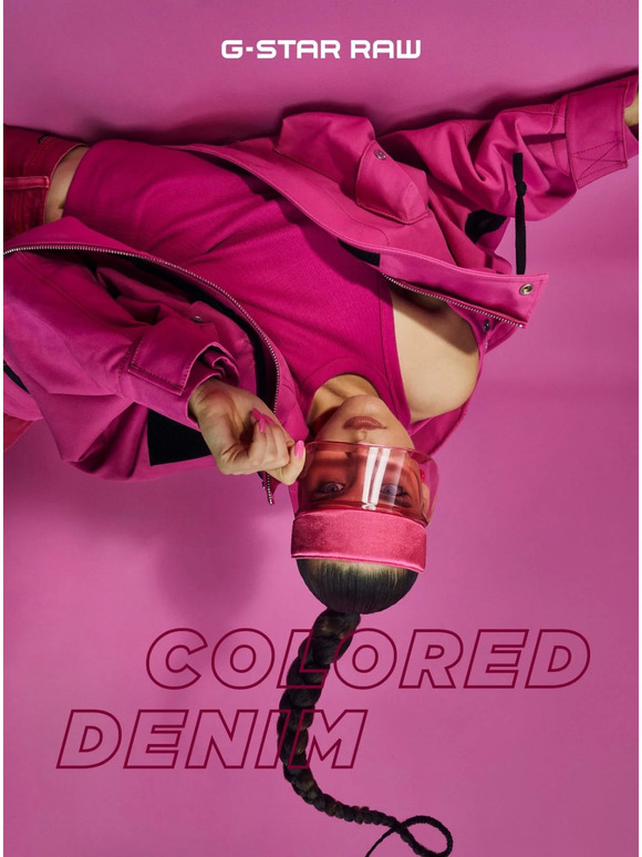 Colored Denim | Serving Fuchsia Heat