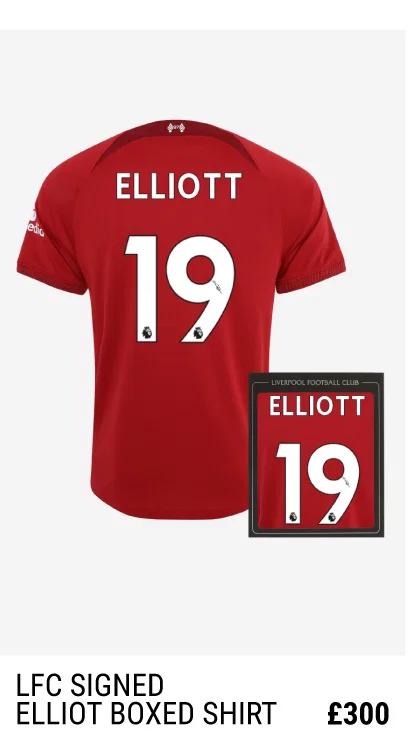 LFC Signed 22-23 Elliott Boxed Shirt