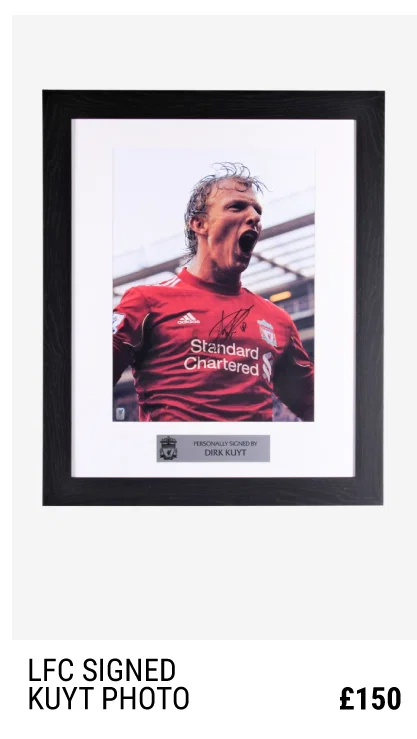 LFC Signed Dirk Kuyt Photo