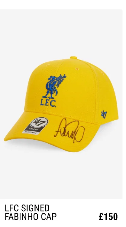 LFC Signed Fabinho Brazil Cap