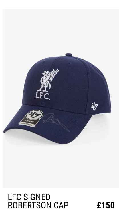 LFC Signed Robertson Scotland Cap