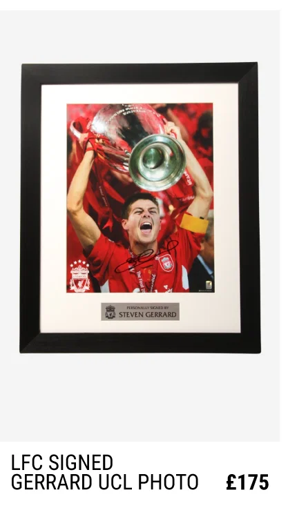 LFC Signed Gerrard Image