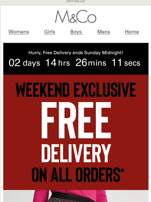 £5 or less | Free Delivery Weekend